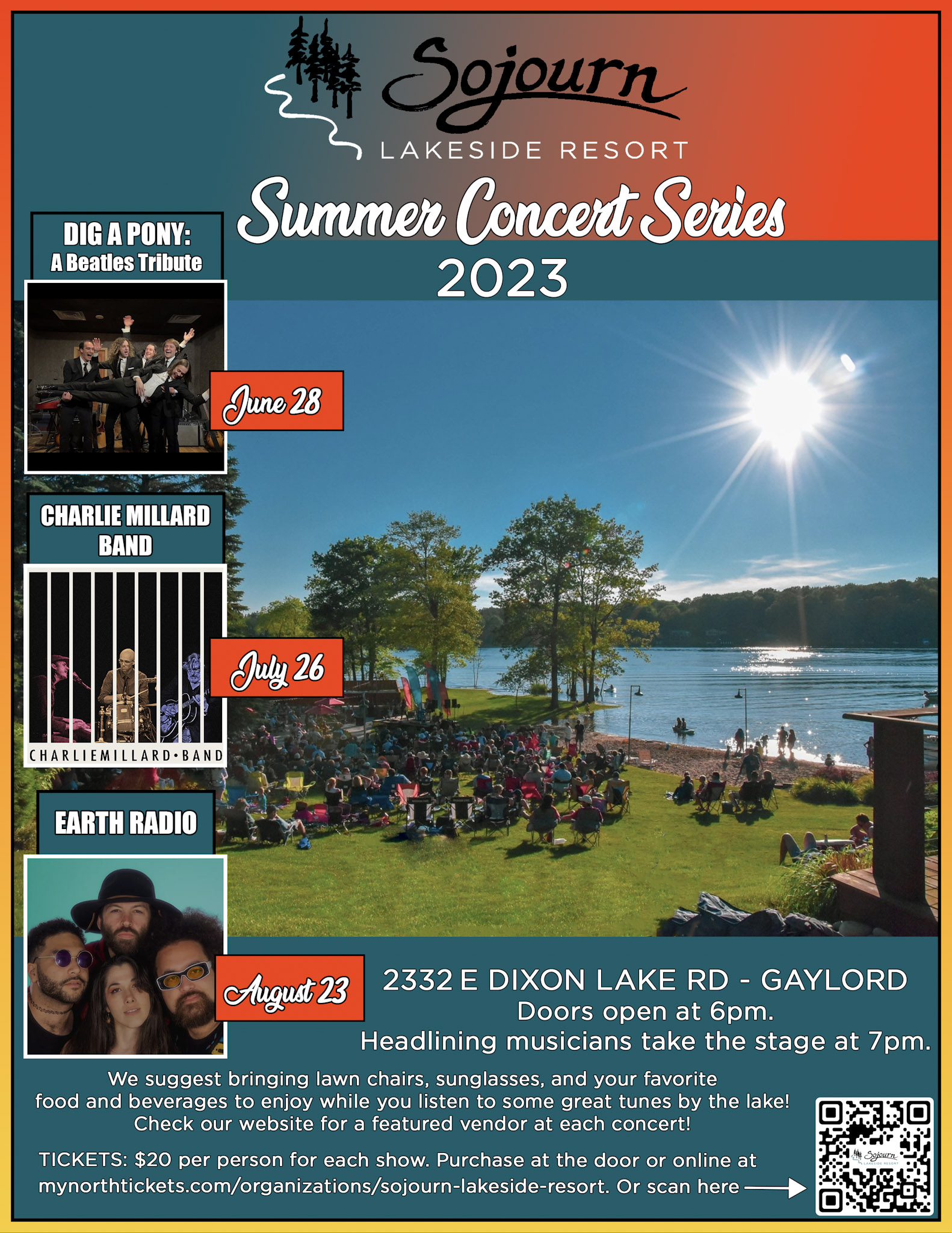 Summer Concert Series 2023 | Sojourn Lakeside Resort